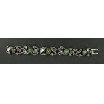 Rose and jade motif bracelet, ORNO (136)