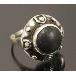 Ring with black stone, ORNO (138)