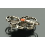 Flower coral brooch, CPLA 1949-1962 (148).