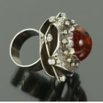 Large ring with amber, author