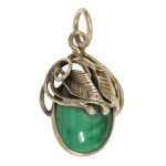 Pendant with malachite, author