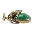 Pendant with malachite, author