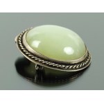 Brooch with agate, author