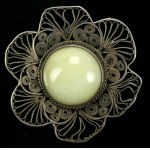 Filigree brooch with agate, Imago Artis (168)