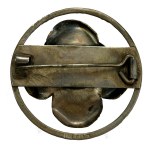 Large rose brooch in branded box, ORNO (176)