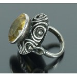 Ring with yellow stone, ORNO (188)