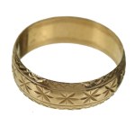 Engraved ring. Gold (192)