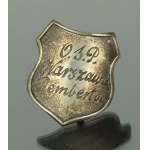 Nail to the banner of the Volunteer Fire Brigade, Warsaw Rembertów. Silver (?) (195)