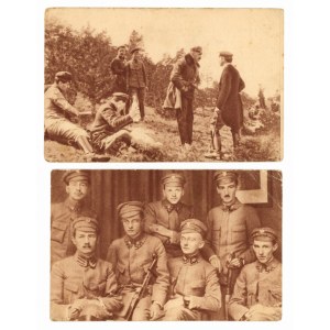 Patriotic postcards - Polish Legions, set of 2 pcs. (205)