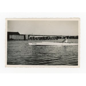 Wloclawek - View of the marina on the Vistula River, 1935 (2032)