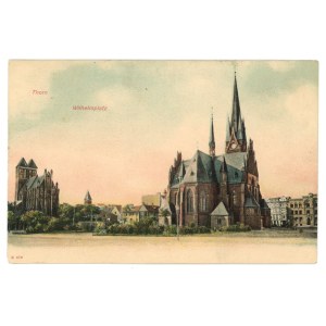 Torun / Thorn - St. Catherine's Square. Embossed postcard (881)