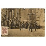 Warsaw - German officers leave the Church of the Holy Cross (1157).