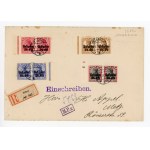German occupation - "Postgebiet Ob. Ost" registered letter from Vilnius to Metz, Germany, 25.9.1916 (204)