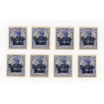 Russisch - Polen" 1915 reprint edition. Set of stamps for 20 fen. Total 8 pcs. (218)