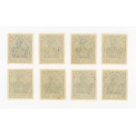 Russisch - Polen" 1915 reprint edition. Set of stamps for 20 fen. Total 8 pcs. (218)