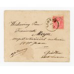 Letter from Sambor to Grodek near Lviv 1889 (286)