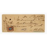 Front of letter from Sieradz to Kalisz, 1866 (304)