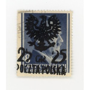 Wąwolnica, 25 gr/8 gr. stamp with local overprint with an edition of 620 pieces. Warranty (332)