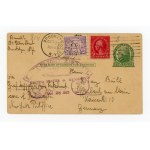 Graf Zeppelin, 1928. card from Brooklyn to Friedrichshafen (366)