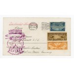 Hindenburg, 1936 - Airmail letter from New York to Frankfurt (374)