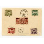 Hindenburg, 1936. postcard to Myslowice, transported by airship LZ 129 Hindenburg (375)