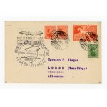 Graf Zeppelin, 1932. air letter from Uruguay to Germany (381)