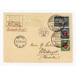 Graf Zeppelin, 1932. air letter from Gdansk to Sweden (384)