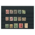Stamps from the Austrian partition with Polish stamps, total 14 pieces. (393)