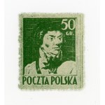 Chiefs 1944, uncancelled stamp for 50 gr. Kosciuszko in green. Guarantee (454)