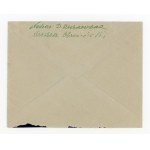 Registered letter from Warsaw to Jaworz, 1939 (463)