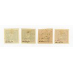 Kraków 1919 issue, set with printed on newspaper stamps. Warranty (501)