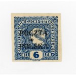 Cracow issue 1919, stamp for 6 h. with overprint of form IIC from item 47. Guarantee (644)