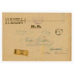 Recommended court letter from Kulikow to Dzibulka 1914, with contents (632)