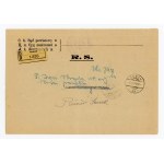 Recommended court letter from Sanok to Zagorz 1913, with contents (636)