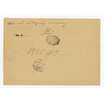 Recommended court letter from Sanok to Zagorz 1913, with contents (636)