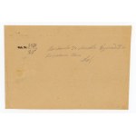 Recommended local court letter from Przemyśl 1919, with contents (637)