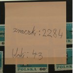 Klaser Polska lata 60.. Niekasowane bez podlepek. Razem: 2284 zn. i 43 bloki (621)