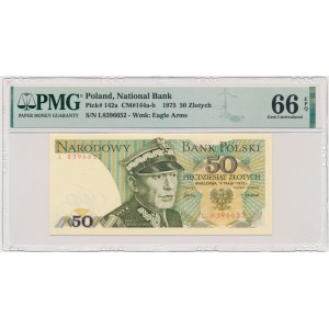 50 złotych 1975 - L - PMG 66 EPQ - RZADKIE