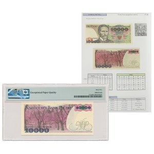 10.000 zl 1987 - C - PMG 65 EPQ - illustrato