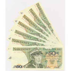 Set, 50 Gold 1988 (7pcs.)