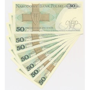Set, 50 Gold 1988 (7pcs.)