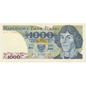 1.000 PLN 1975 - AY -