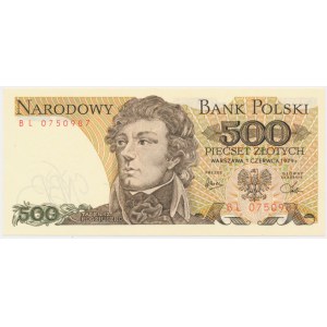 500 zloty 1979 - BL -