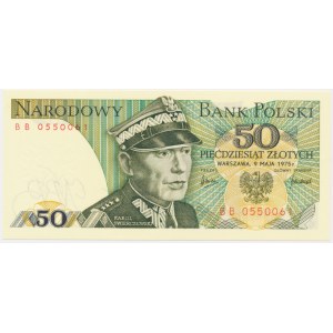 50 złotych 1975 - BB -