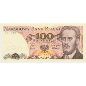 100 złotych 1975 - AC -