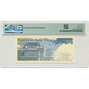 100.000 złotych 1990 - A - PMG 65 EPQ - pierwsza seria