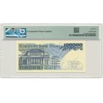 100.000 złotych 1990 - AS - PMG 66 EPQ - niski numer