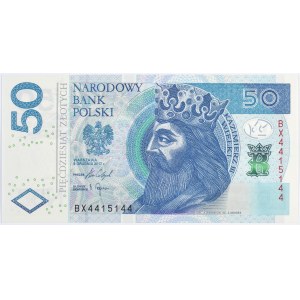 50 zloty 2017 - BX 4415144 - numero radar