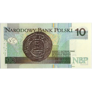 10 złotych 2016 - AU - seria przejściowa