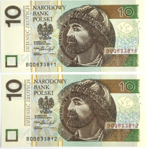 Zestaw, 10 złotych 2016 - BO - (2 szt.)